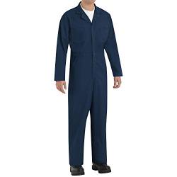 Red Kap Men's Twill Action Back Coverall, Navy, 40 von Red Kap