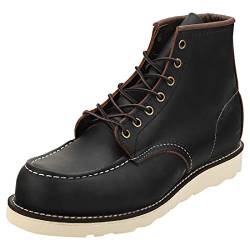 Red Wing 8849 Erbe Arbeit 6" Moc Toe Stiefel schwarz UK 8 von Red Wing