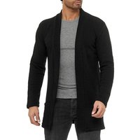 RedBridge Cardigan Red Bridge Herren Cardigan Jacke Sweat-Jacke Sakko Long Cut hochwertig von RedBridge