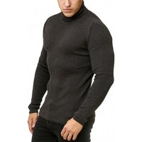 RedBridge Strickpullover Red Bridge Herren Strickpullover Rollkragen- Pullover Slim Fit von RedBridge