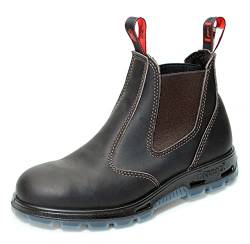 Redback USBOK Safety Work Boots aus Australien - mit Stahlkappe - Unisex + Lederpflege | Claret Brown | UK 4.5 / EU 37.5 von Redback