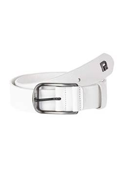 Gürtel für Herren Echt-Leder Accessoire Ledergürtel Weiß 110 von Redbridge
