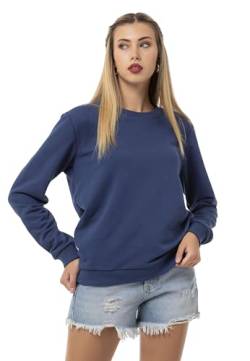 Red Bridge Damen Crewneck Sweatshirt Pullover Premium Basic Indigo L von Redbridge