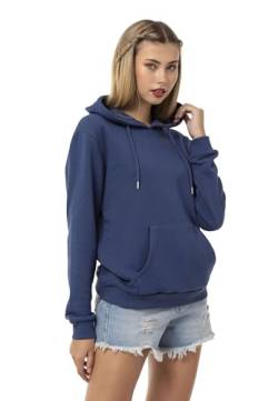 Red Bridge Damen Kapuzenpullover Sweatshirt Hoodie Pullover Premium Basic Indigo 3XL von Redbridge