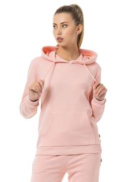 Red Bridge Damen Kapuzenpullover Sweatshirt Hoodie Pullover Premium Basic Pink M von Redbridge