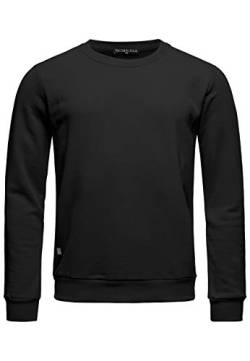 Red Bridge Herren Crewneck Sweatshirt Pullover Premium Basic Schwarz 3XL von Redbridge