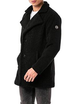 Red Bridge Herren Jacke Fluffy Coat Schwarz M von Redbridge