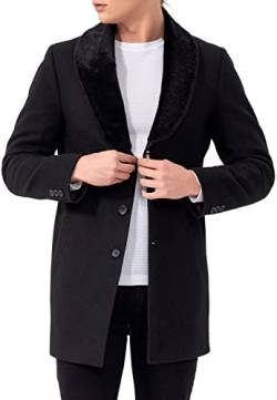 Red Bridge Herren Jacke Trenchcoat Mantel Schwarz M von Redbridge