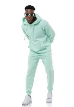 Red Bridge Herren Jogginganzug Sweat Suit Set Hoodie Hose Premium Loose-Fit Mint L von Redbridge