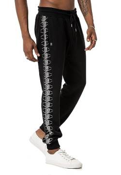 Red Bridge Herren Jogginghose Freizeithose Sporthose 3D-R Schwarz L von Redbridge