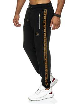 Red Bridge Herren Jogginghose Jogger Hose Sweat-Pants R-Logo Premium M4237 Schwarz XXL von Redbridge