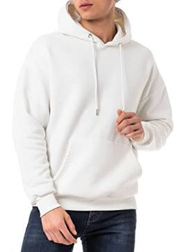 Red Bridge Herren Kapuzenpullover Basic Hoodie Premium Sweatshirt Stone L von Redbridge