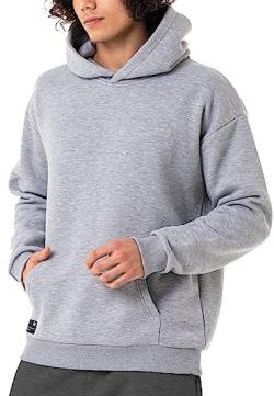 Red Bridge Herren Kapuzenpullover Basic Premium Hoodie Grau L von Redbridge