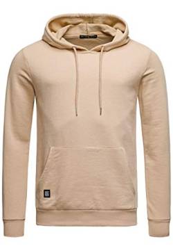 Red Bridge Herren Kapuzenpullover Hoodie Premium Basic Beige 4XL von Redbridge