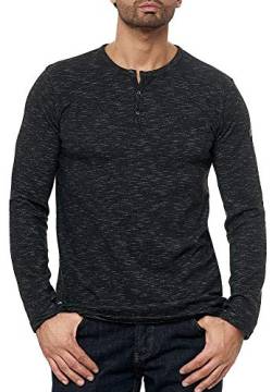 Red Bridge Herren Longsleeve Sweatshirt Pullover Chest-Pocket Melange von Redbridge