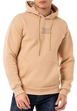 Red Bridge Herren Pullover Kapuzenpullover Hoodie Hard 2 Handle Beige S von Redbridge