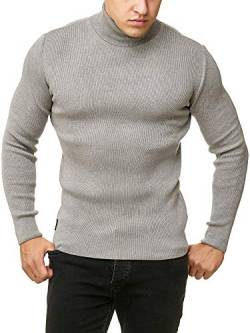 Red Bridge Herren Rollkragen Pullover Sweatshirt Strickpullover Grau L von Redbridge