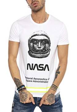 Red Bridge Herren T-Shirt NASA Bounce Off Weiß XXL von Redbridge