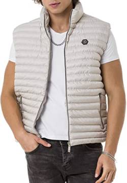 Red Bridge Herren Weste mit Stehkragen Bubble Vest Beige S von Redbridge