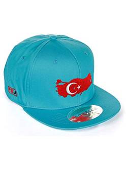 Red Bridge Unisex Snapback Caps Kappe Baseball-Cap Mütze Bestickt Länder Türkei - Türkis von Redbridge