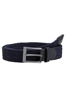 Redbridge Elastischer Gürtel für Herren und Damen geflochten Stretchgürtel Unisex Navy Blau 110 von Redbridge