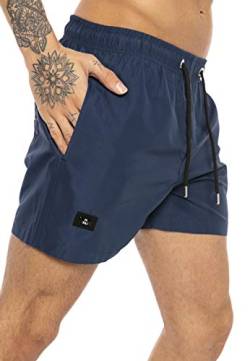 Redbridge Herren Badehose kurz Badeshorts schnelltrocknend Dunkelblau L von Redbridge