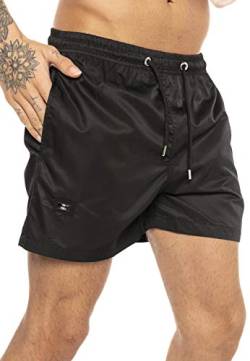 Redbridge Herren Badehose kurz Badeshorts schnelltrocknend Schwarz L von Redbridge