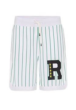 Redbridge Herren Baseball Shorts Big R Weiß-Grün L von Redbridge