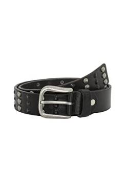 Redbridge Herren Gürtel Echtleder mit Nieten Nietengürtel Ledergürtel Leather Belt Schwarz 85 von Redbridge