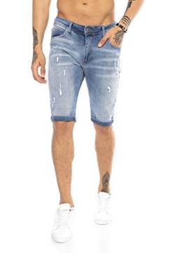 Redbridge Herren Jeans Shorts Kurze Hose Denim Destroyed Hellblau W31 von Redbridge