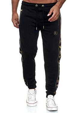 Redbridge Herren Jogginghose Jogger Hose Sweat-Pants R-Logo Premium Schwarz XL von Redbridge