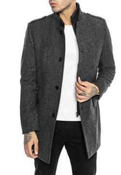 Redbridge Herren Mantel Winterjacke Classy Chic Jacke Transformable Grau XL von Redbridge