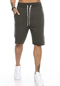 Redbridge Herren Shorts Kurze Hose Sweatpants Jogger Jogginghose Sporthose Khaki M von Redbridge