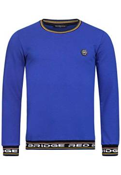 Redbridge Herren Sweater Pullover Colored Stripes RB Saxe Blau M von Redbridge