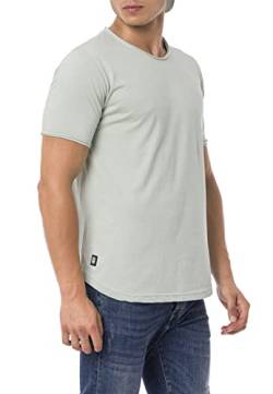 Redbridge Herren T-Shirt Basic Abgerundeter Saum Mint XXL von Redbridge