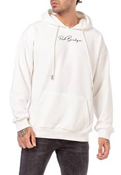Redbridge Hoodie Herren Kapuzen-Pullover Sweatshirt Weiß XL von Redbridge