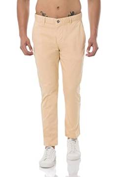 Redbridge Hose für Herren Chino-Hose Freizeithose Casual Business Stretch Pants Camel W38 L34 von Redbridge