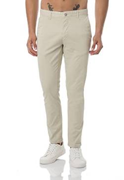 Redbridge Hose für Herren Chino-Hose Freizeithose Casual Business Stretch Pants Stone W40 L32 von Redbridge