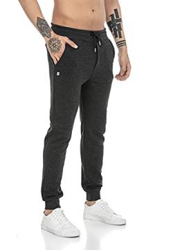 Redbridge Jogging-Hose für Herren Jogger Sweat-Pants Freizeithose Basic Dunkelgrau M von Redbridge