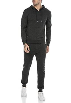 Redbridge Jogginganzug für Herren Jogger-Set Trainingsanzug Sweat Basic Dunkelgrau L von Redbridge