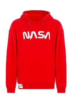 Redbridge NASA Hoodie Sweatshirt Kapuzenpullover rot Gr L von Redbridge