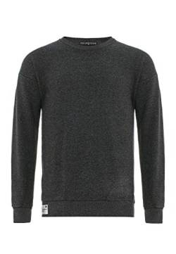 Redbridge Oversize Sweatshirt für Herren Pullover Sweater Longsleeve Premium Basic Real Dunkelgrau L von Redbridge