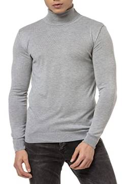 Redbridge Pullover Herren Rollkragenpullover Grau L von Redbridge