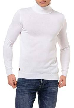 Redbridge Pullover Herren Rollkragenpullover Weiß XL von Redbridge
