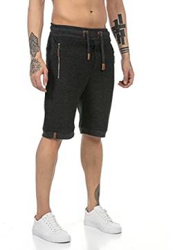Redbridge Shorts für Herren Kurze Hose Sweat-Pants Sporthose Freizeithose Anthrazit XL von Redbridge