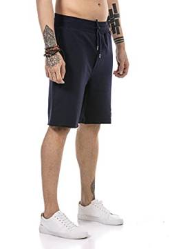 Redbridge Shorts für Herren Kurze Hose Sweat-Pants Sporthose Freizeithose Bermuda Capri Blau L von Redbridge