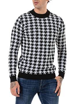 Redbridge Strickpullover Herren Sweater Rundhals Schwarz XL von Redbridge