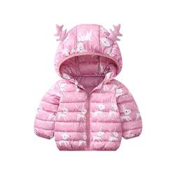 Reddomm Winterjacke Junge Baby Schneeanzug Strampler Junge Wintermantel Baby Bekleidung Mädchen Schlafstrampler Mit Reißverschluss Fleecejacke Mädchen von Reddomm