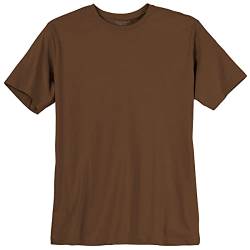 Redfield Basic T-Shirt braun Übergröße, Größe:4XL von Redfield