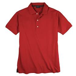 Redfield Basic rotes Stretch-Poloshirt Übergröße, Größe:10XL von Redfield